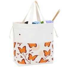 Yarn Bag, Portable Crochet Bag Organizer for Yarn Storage, Tangle-Free Handy ...