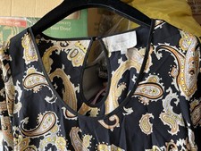 MADISON MARCUS GORGEOUS 100%SILK WORK PARTY SUMMER BABYDOLL ELEGANT TUNIC DRESS