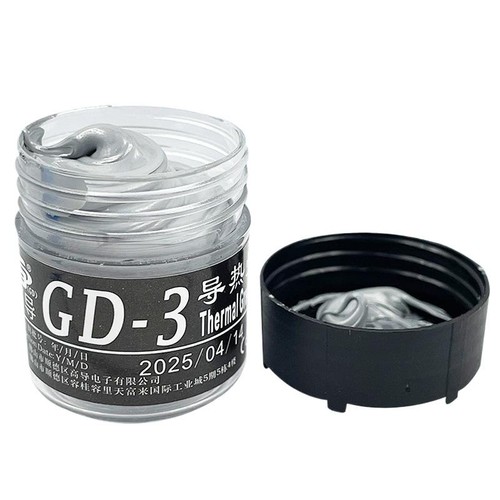 1 Piece GD-3-CN30 Thermal Paste 30g Gray 7.5W/m-k For CPU GPU Cooler Grease - Afbeelding 9 van 9