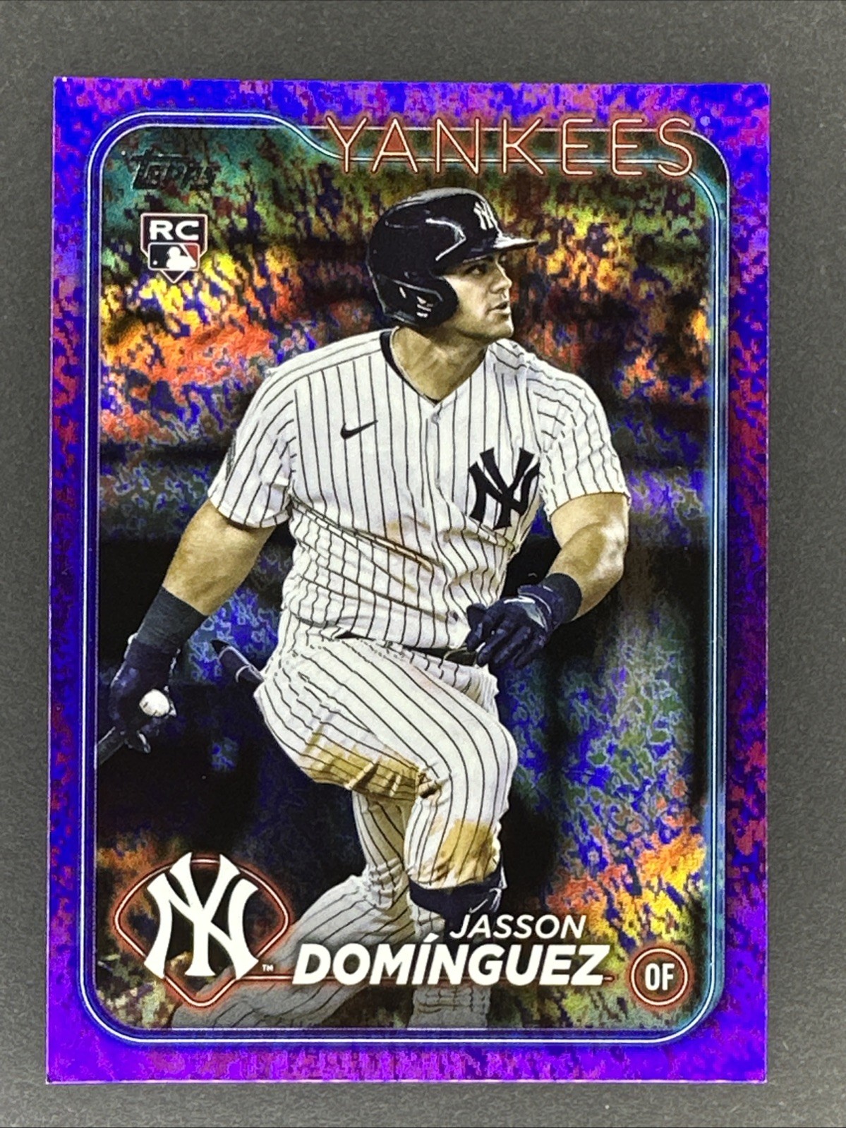 2024 Topps Jasson Dominguez #60 Purple Holo /799