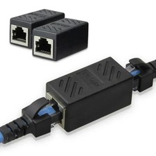 RJ45 Inline Coupler Cat7 Cat6 Cat5e Cat5 Ethernet LAN Network Cable 5 PACK