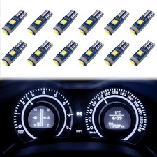 12 PCS T5 LED Bulbs, 74 73 37 2721 Instrument Cluster Light Bulb, 12 White