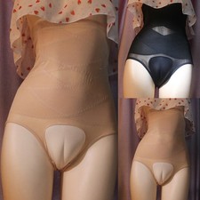 Hiding Gaff Panties with High Waist for Men's Crossdressers Black/Skin Color