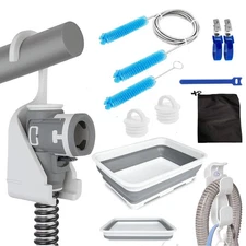 11 Pack CPAP Tube Cleaning Kit, Collapsible Wash Basin,CPAP Hose Hanger,CPAP ...