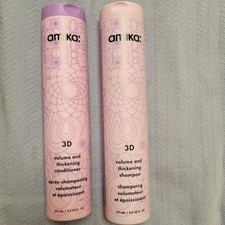 AMIKA: 3D Volume Thickening Shampoo Conditioner NEW UNUSED SAFETY SEALED 9