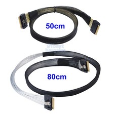 24G Internal SlimSAS SFF-8654 to SFF-8654 8i Cable SAS4.0 Slim 4.0 SFF-8654 8i