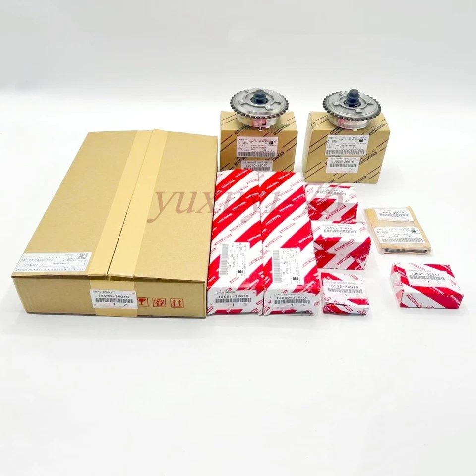 OEM Timing Chain Kit VVT for Toyota RAV4 Highlander Sienna Venza Camry 2.7 2.5 Foto 2 de 4