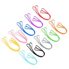 20pcs Silicone Rubber Bands, 10 Inch Silicone Bands Rubber Bands Assorted Size