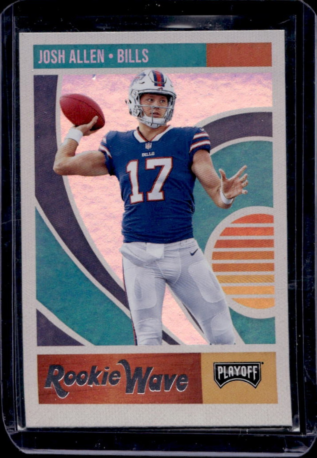 2018 Panini Playoff Josh Allen Rookie Wave RC #4 Bills