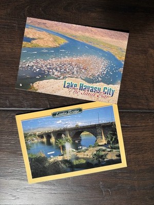 Lake Havasu Postcards New/old Stock Lot Of Two Vintage Postcards London Bridge.