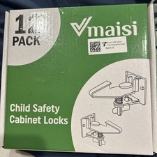Vmaisi Child Safety Cabinet Locks - 12 PACK - New