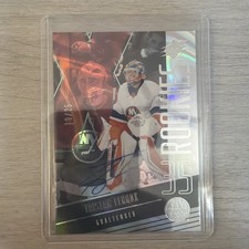 2025-26 Upper Deck SPx Tristan Lennox Red Auto RC 19/25 Rookie NYI ISLANDERS