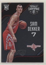 2015-16 Panini Totally Certified Rookies Sam Dekker #176 ly9