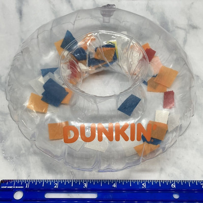 DUNKIN 2 PACK Drink Holder Coozie Pool Float *FREE GIFT W/PURCHASE*