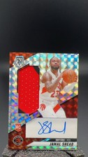 2024-25 Panini Mosaic Jamal Shead Rookie Patch Auto Raptors #11714 S