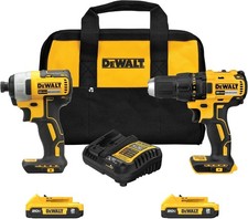 DEWALT 20V MAX Cordless Drill, Impact Driver DCK277D2