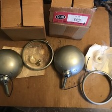 Vintage Grote Headlight Housings Old Stock New Pair Dated 1982 Vintage Grote Headlight Housings Old Stock New Pair Dated 1982