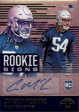 2021 Illusions Football Cameron McGrone AUTO Rookie Signs New England Patriots