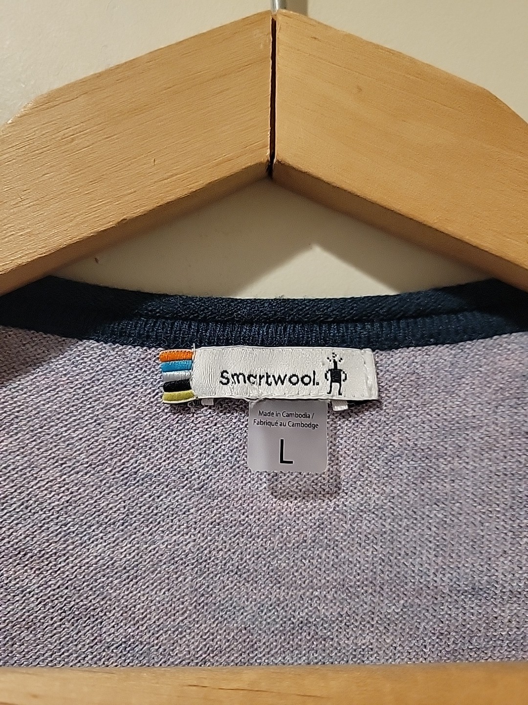 Smartwool Sweater Colorblock Shadow Pine Merino W… - image 2