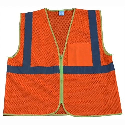 Petra Roc OVM2-CB0-2X/3X ANSI Class 2 Zipper Closure Safety Vest with 1 Chest Po - product listing photo
