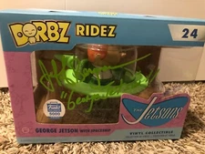 Jeff Bergman George Jetson Signed Autographed Funko Dorbz Ridez PSA B 