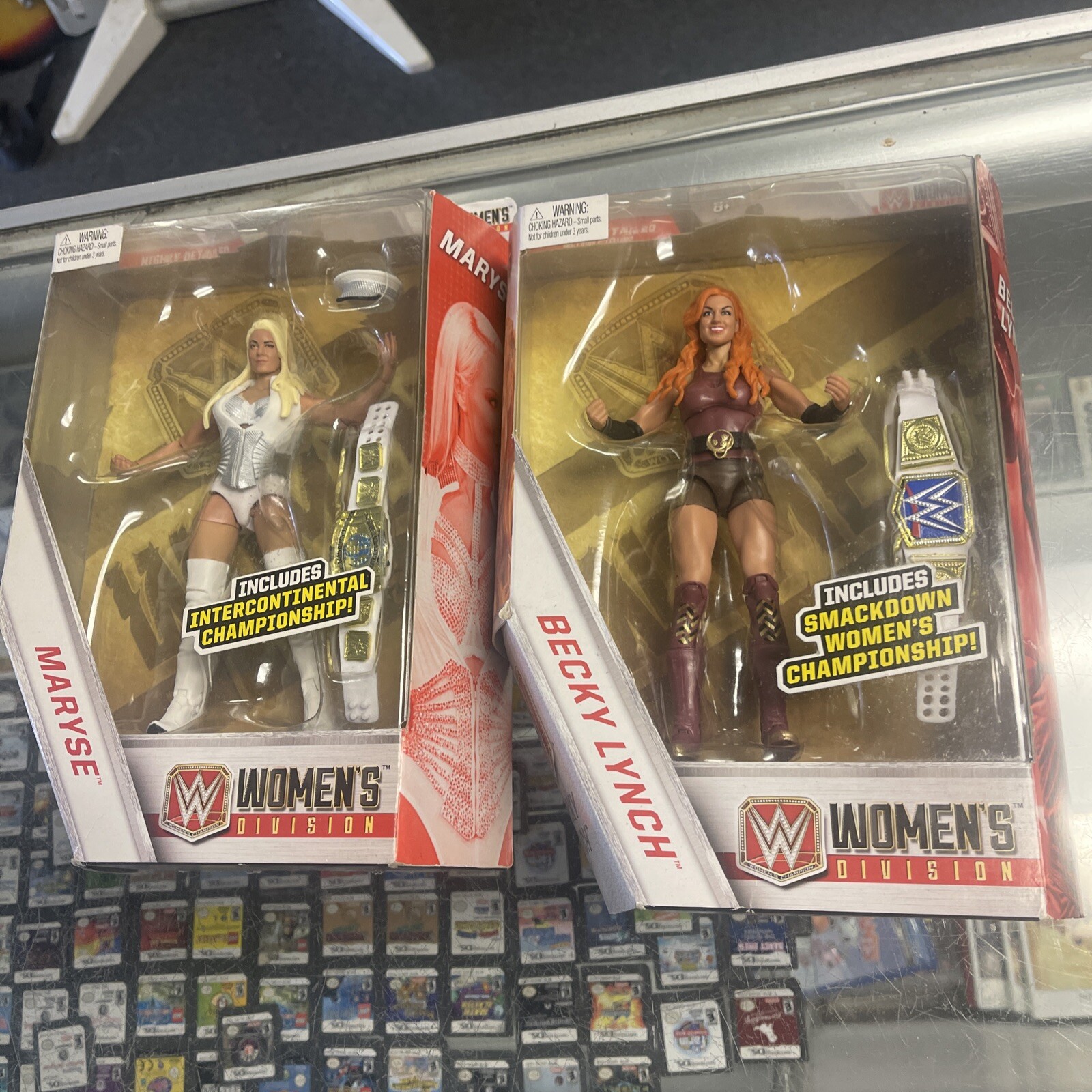 WWE Mattel Elite Collection Womens Division Becky Lynch + Maryse Belt
