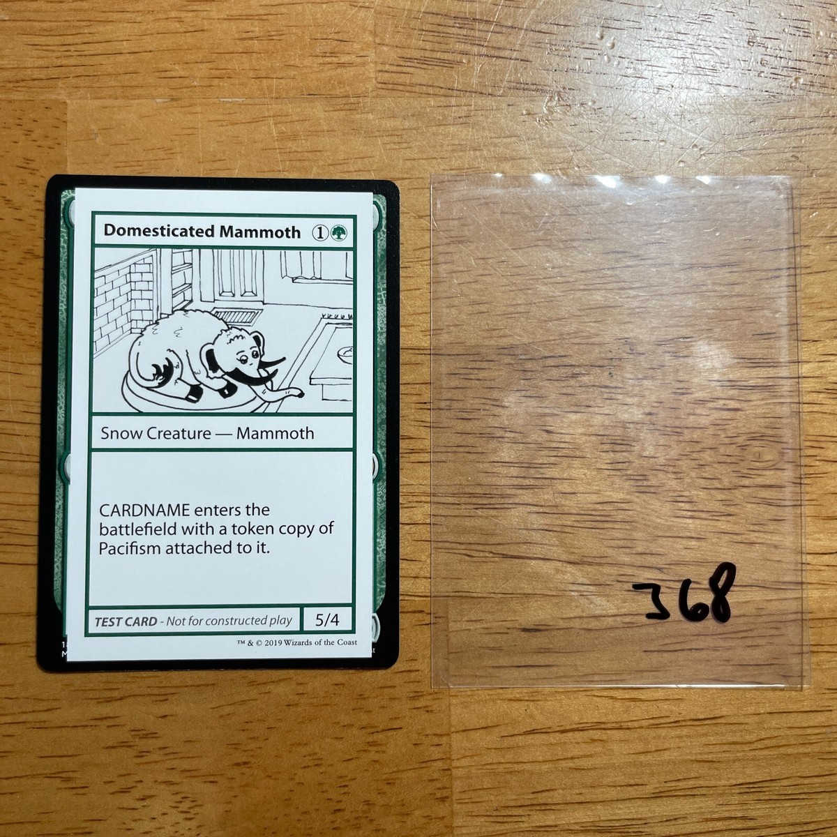 Domesticated Mammoth Test Card Mystery Booster Cards M/NM Pack Fresh MTG  368 | eBay