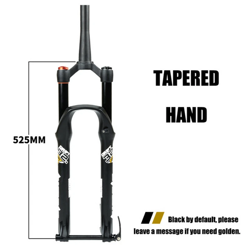 MTB Suspension Air Fork 26 27.5 29er Rebound Adjustment Thru Axle 100*15mm Boost - Image 3 of 4