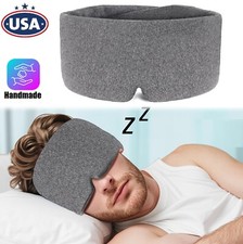 Cotton Eye Mask Handmade Blindfold Travel Adjustable Sleeping Mask Women Men USA