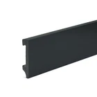 Skirting Board Skirting Boards Black 70mm High Strength Plastic Shockproof