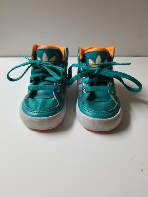 2013 Adidas Ortholite High Tops Shoes Miami Dolphins Sz 6 | eBay