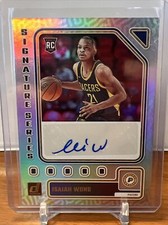 Isaiah Wong 2023-24 Donruss Signature Series RC Autograph Holo #SS-WON Pacers