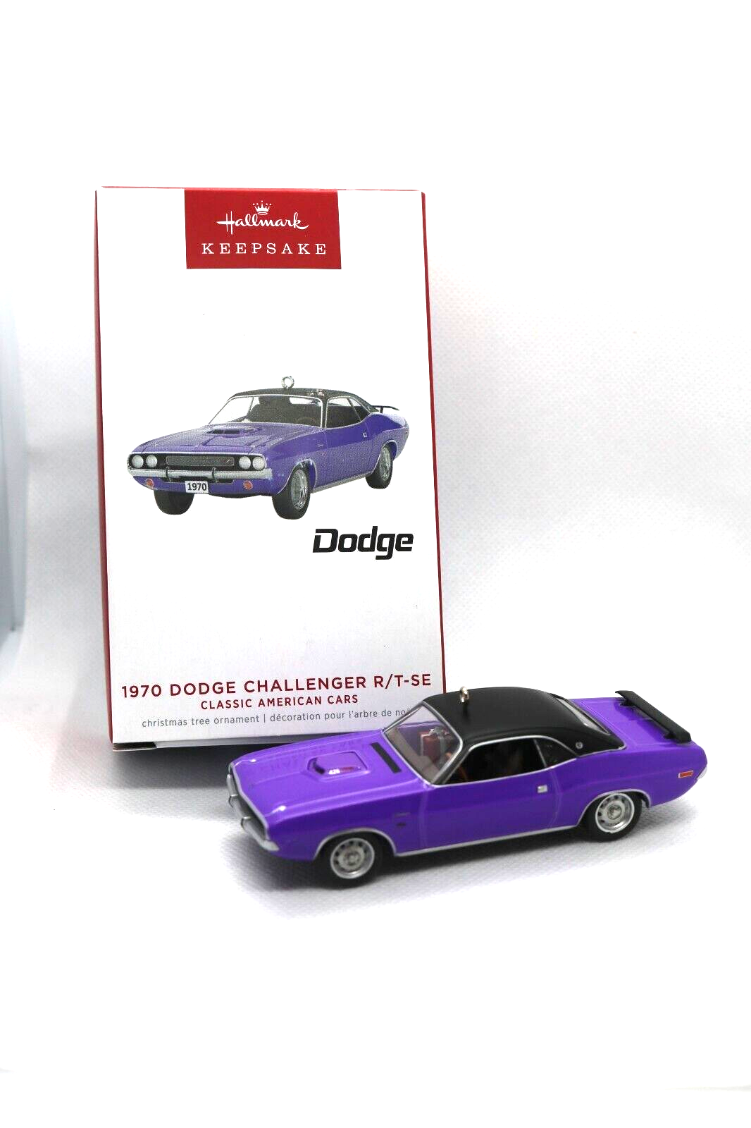 Hallmark Keepsake 2022 purple Dodge Challenger R/T ornament NIB