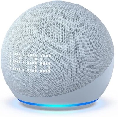 Enceinte Bluetooth écho dot 5e génération (bleue-grise) - Photo 1/4
