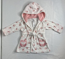 Baby Girls' Owls Bath Robe - Just One You Made By Carter  s - Pink - Size 0-9M