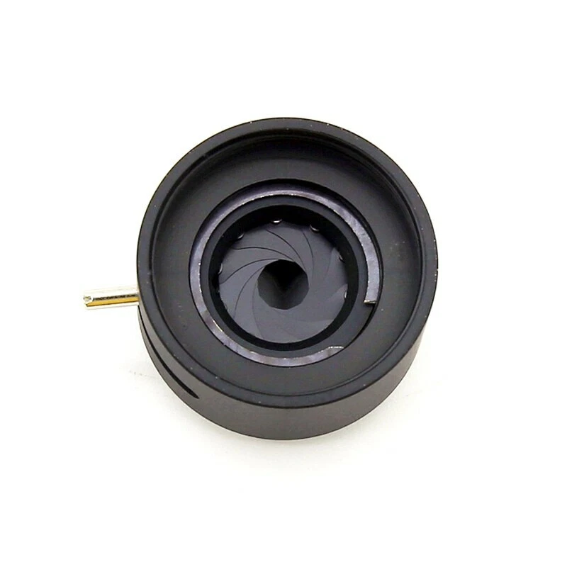 C-mount Adapter Microscope Camera Adjustable Iris Diaphragm Aperture Condenser - Image 4 of 4