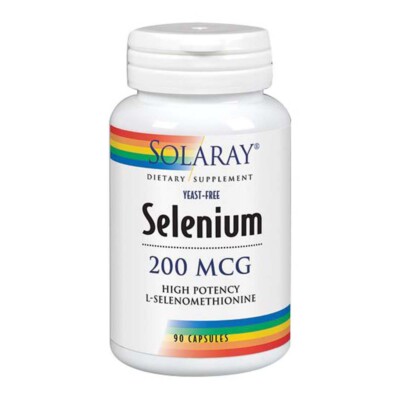 Selenium 200 mcg 100 Caps By Solaray