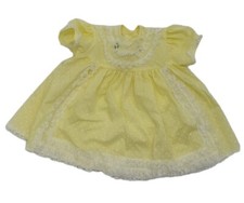 Toddler time JC Penney s Size 9 Months Yellow White Polka-dot dress Vintage