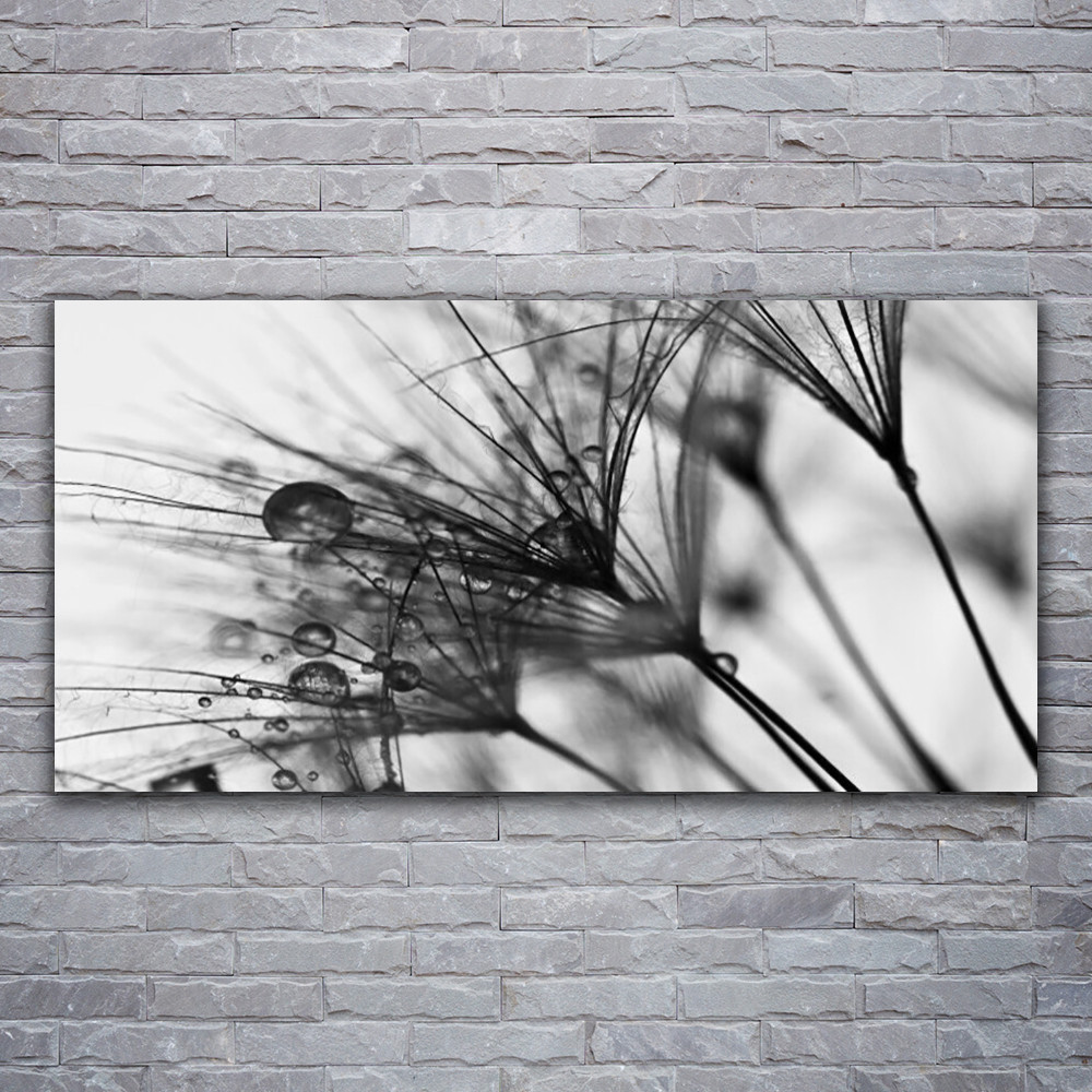 Tableau plexiglas 120x60 cm floral abstrait pour décoration murale moderne