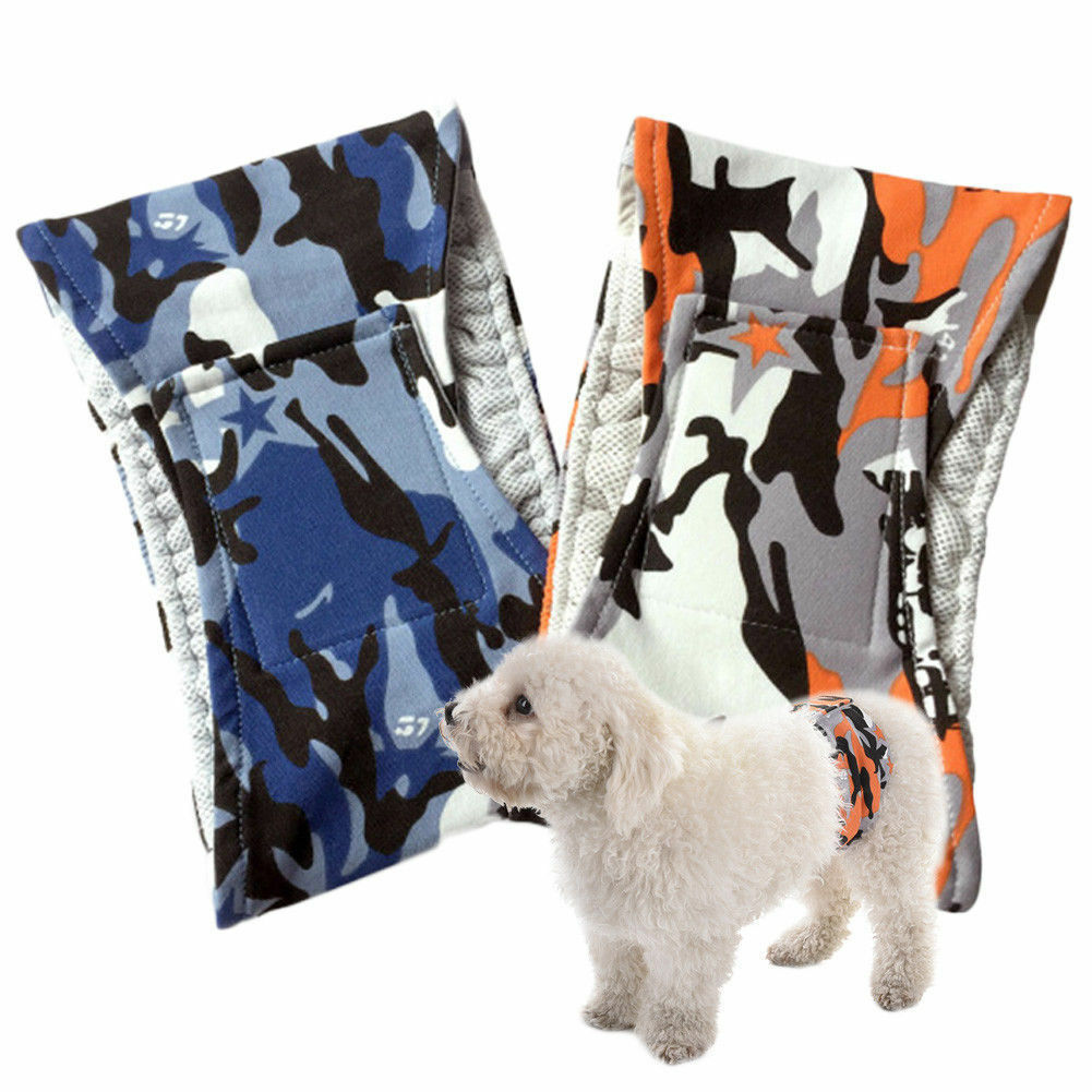 Nappy Belly Band Wrap Toilet Training Sanitary Pant Male Dog Incontinence SXL eBay