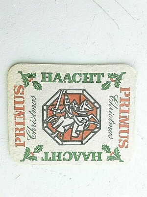 Vintage PRIMUS HAACHT / WEIHNACHTEN - Cat No'??    Bierdeckel / Untersetzer 