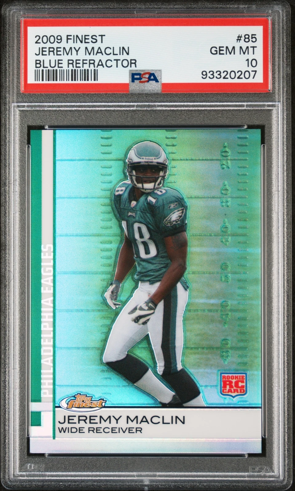 Jeremy Maclin Finest #85 Blue Refractor