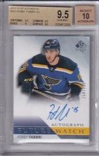 2015-16 SP Authentic Future Watch #250 Robby Fabbri RC AUTO /999 - BGS 9.5 