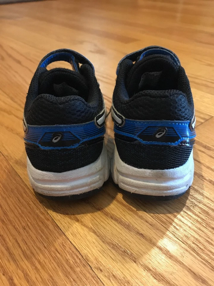 ASICS Pre Gel de Apoyo 3 Azul Océano Correr Caminar Sneakers Infantil Zapatos Sz - Imagen 4 de 4