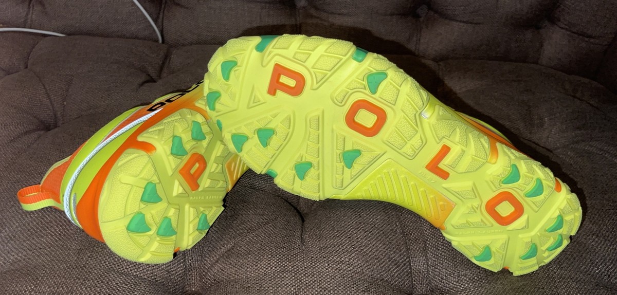 Polo Ralph Lauren Adventure 300LT-SK-LTL Size 9 Green Yellow  display picture 1