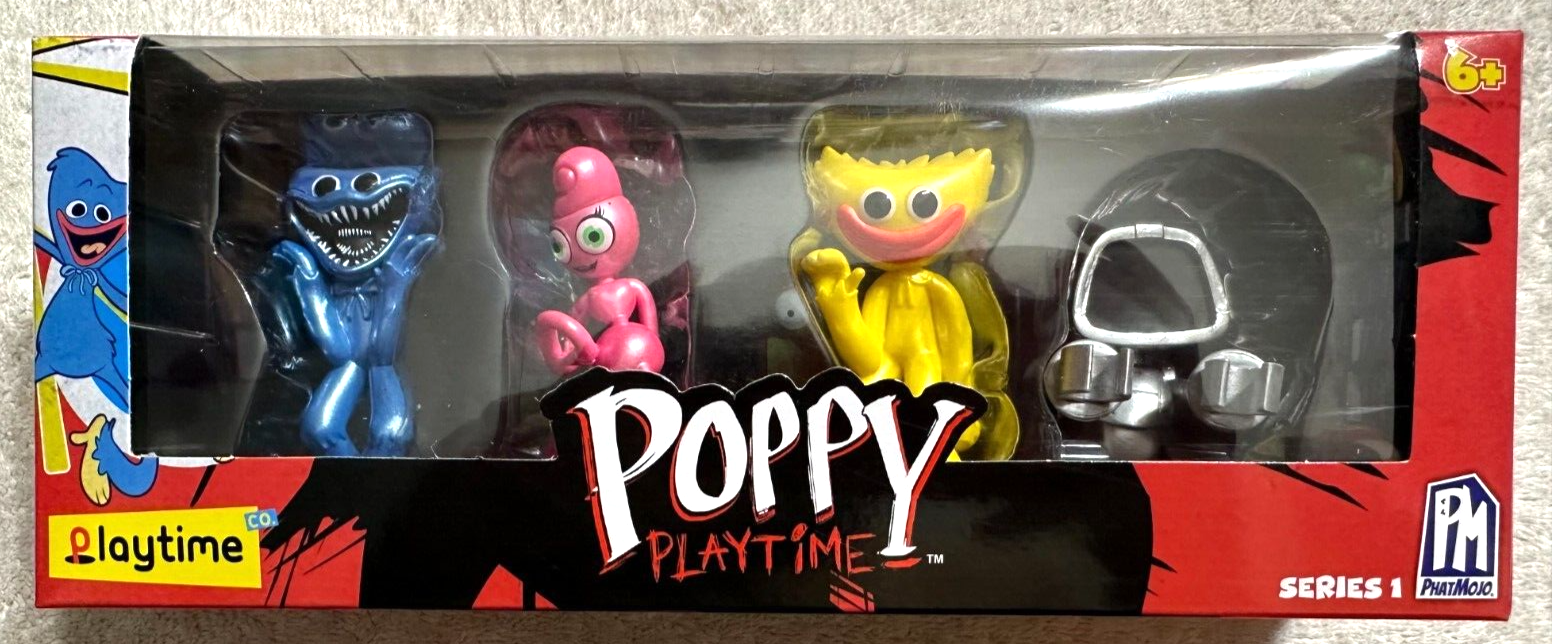 New Official Series 1 Poppy Playtime Metallic Collectible Minifigure 4 Pack  Bundle! Full Set Review! 