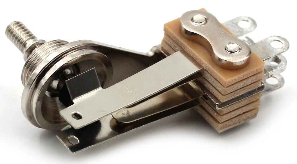 1x Switchcraft Right-angle “L-Type” 3-Way Toggle With Cream Switchcraft Tip - Image 3 of 4