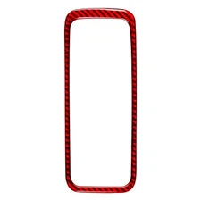 For Silverado SIERRA 14-18 Red Carbon Fiber Center Armrest Storage Panel Frame