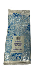 1 Paper Table cover Blue Snowflake by Design Ware Made in USA 54"x96" Vintage