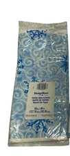 1 Paper Table cover Blue Snowflake by Design Ware  Made in USA 54"x96" Vintage